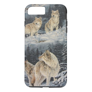 Coque iPhone 8 Plus/7 Plus Loups d'hiver