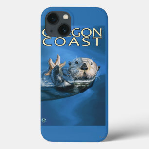 iPhone 13 Coque Loutre de mer de côte de l'Orégon