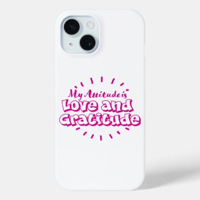 Coques Case-Mate iPhone Love and gratitude cell phone case (Verso)