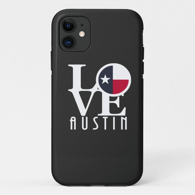 Coques Case-Mate iPhone LOVE Austin Texas (Dos)