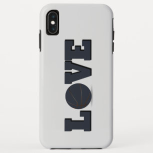 Case-Mate iPhone Case Love basket-ball avec balle bleue