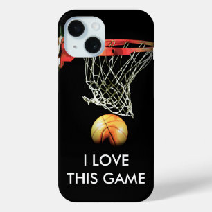 Coque Pour iPhone 15 Love Basketball