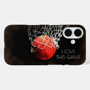 Coque Pour iPhone 16 Love Basketball Jeu
