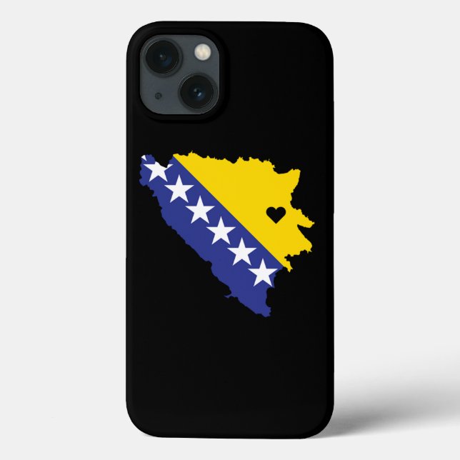 Coques Case-Mate iPhone Love Bosnie-Herzégovine Cadeau Bosnian Pride Coeur (Verso)
