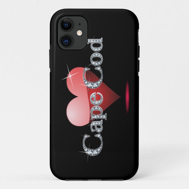 Coques Case-Mate iPhone Love Cape Cod "Diamond Bling" (Dos)