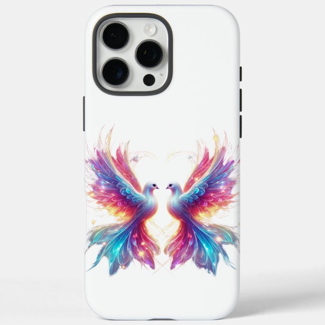 Coques Case-Mate iPhone Love Dove Birds (Verso)