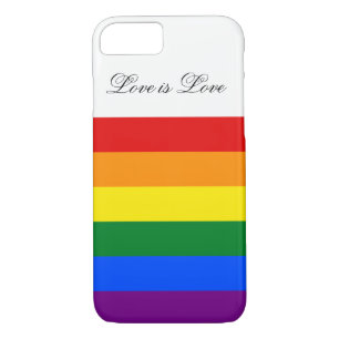 Coque Case-Mate Pour iPhone Love Equality Rainbow Flag LGBT Lesbian Gay Pride