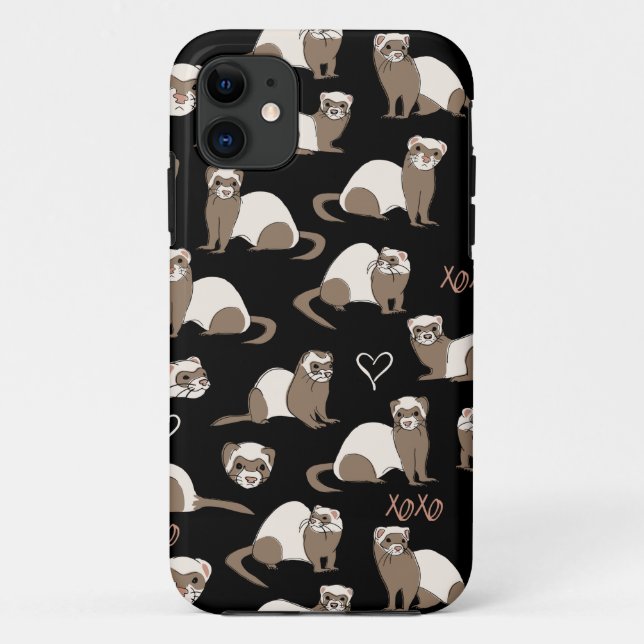 Coques Case-Mate iPhone Love Ferrets (Dos)
