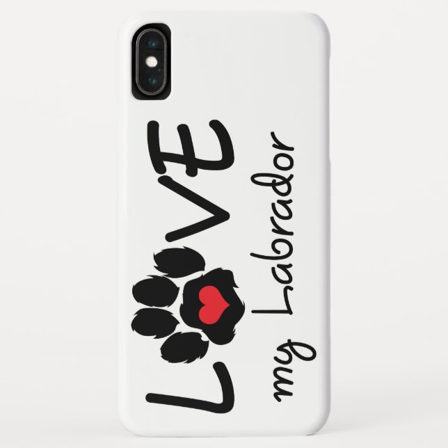 Coques Case-Mate iPhone Love My Labrador (Dos)