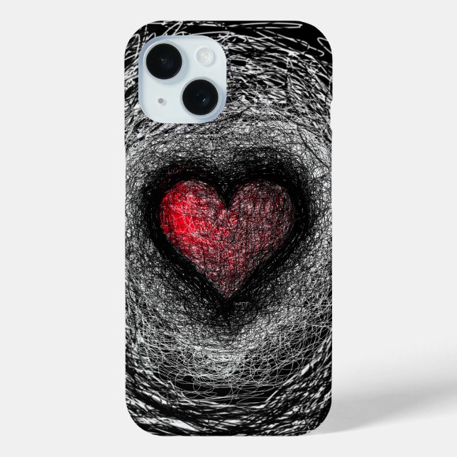 Coques Case-Mate iPhone Love Nest Heart Scratch iPhone Case (Verso)