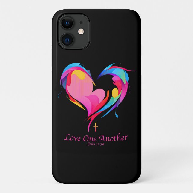 Coques Case-Mate iPhone Love One Another Bible Verse John 1334 (Dos)