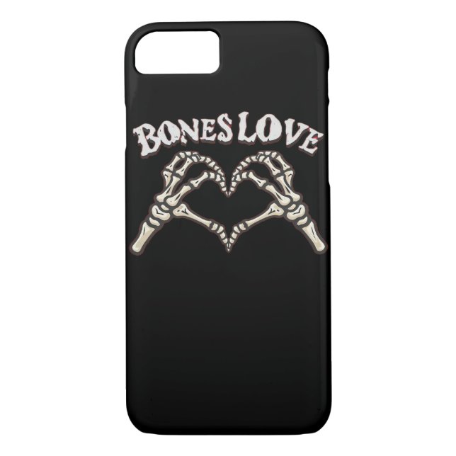 Coques Case-Mate iPhone Love Skeleton Hand Classic (Dos)