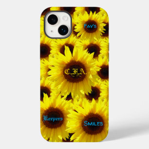Coque Pour iPhone 14 Plus Love Tough Sunflowers