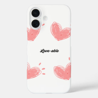 Coque Pour iPhone 16 Loveable Phone Case