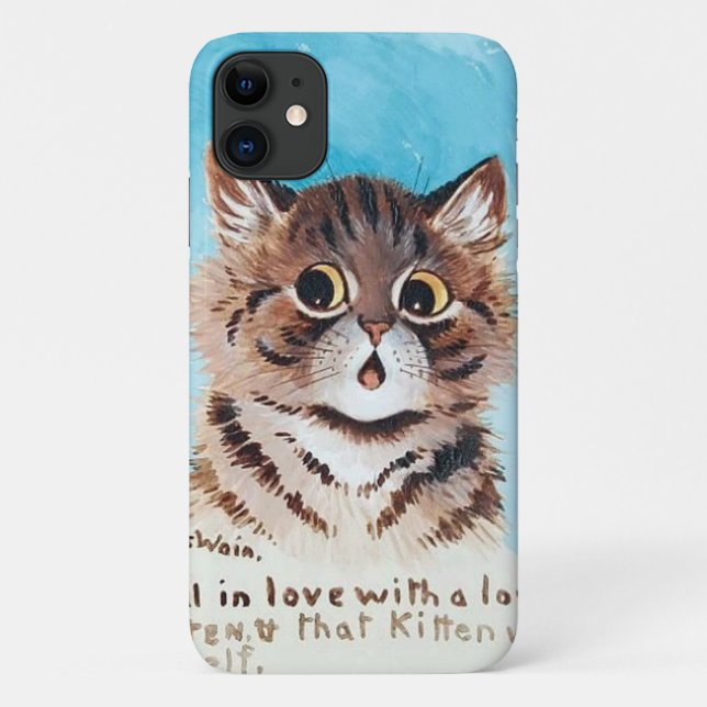 Coques Case-Mate iPhone Lovely Kitten, Louis Wain (Dos)