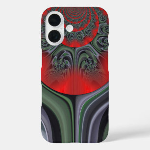 Coque Pour iPhone 16 Lovely Red Aurora Art Personnaliser d'impression