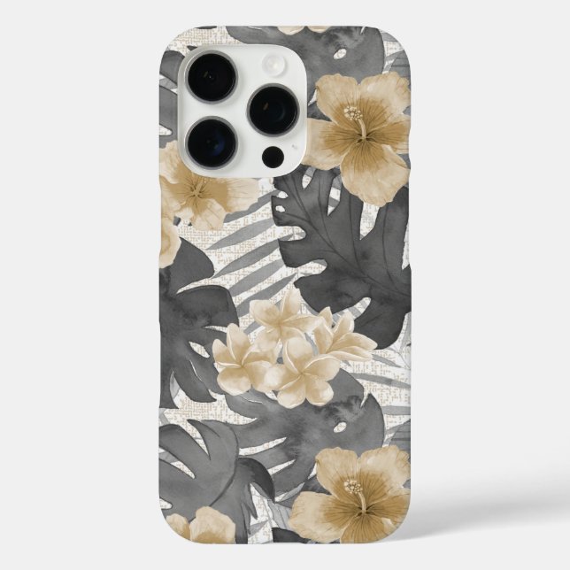 Coques Case-Mate iPhone Luana Aquarelle Tropical Neutral Floral (Verso)