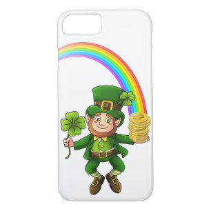 Coque Case-Mate Pour iPhone Lucky Bitcoin Rainbow Leprechaun