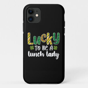 Case-Mate iPhone Case Lucky To Be A Lunch Lady School St Patrick's Day