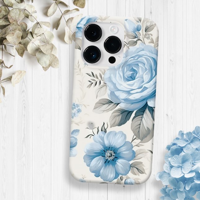 Coques Case-Mate iPhone Lumière Artistique Pastel Roses Bleus (Créateur téléchargé)