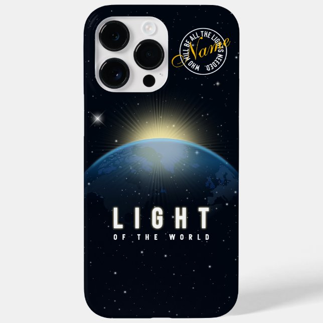 Coques Case-Mate iPhone Lumière du monde (Verso)