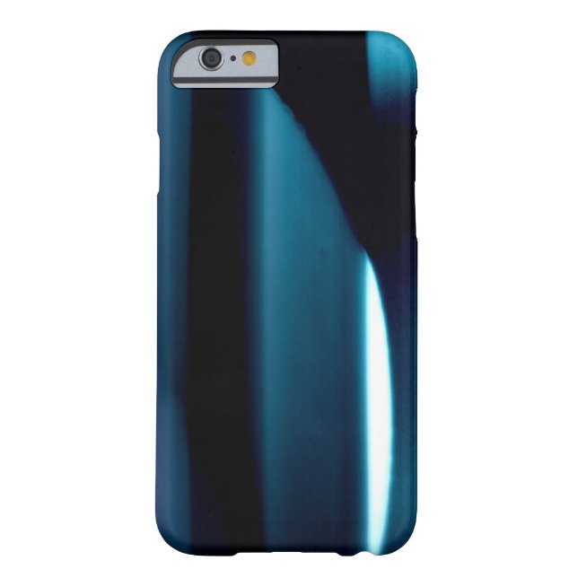 Coques Case-Mate iPhone Lumière l résumé Noir-Bleu-Blanc moderne (Dos)