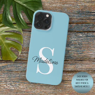 Coque iPhone 15 Pro Max Lumière personnalisée sarcelle bleu océan sarcelle