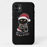 Lumières de Noël pour amateur de chats drôles