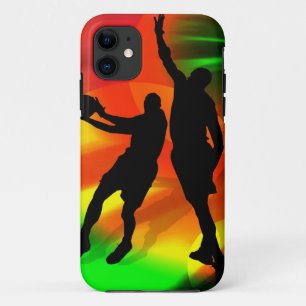 Etui iPhone Case-Mate Lumières lumineuses de cour de duo de basket-ball