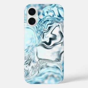Coque Pour iPhone 16 Luminance bleue