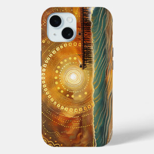 Coque Pour iPhone 15 Luminosité de la côte de Cali : Boîtier téléphoniq