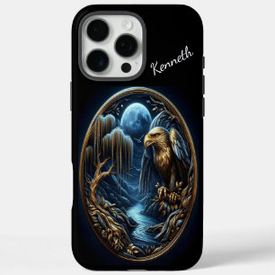 Coques iPhone 16 Pro Max Luminosité Éthérée D'Aigle D'Une Pleine lune