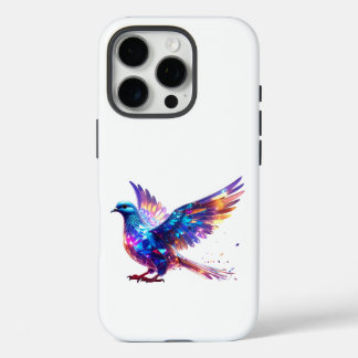 Coques iPhone 16 Pro Luminous Crystal Dove Art Print