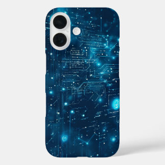 Coque Pour iPhone 16 Luminous Dataflow
