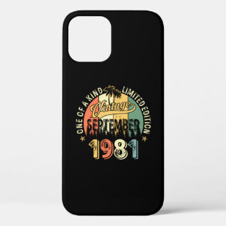 Case-Mate iPhone Case L'Une Des Sortes Vintages Septembre 1981