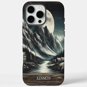 Coques iPhone 16 Pro Max Lune Sur La Montagne