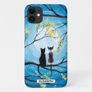 Case-Mate iPhone Case Lune Whimsical avec chats  Ajouter un nom