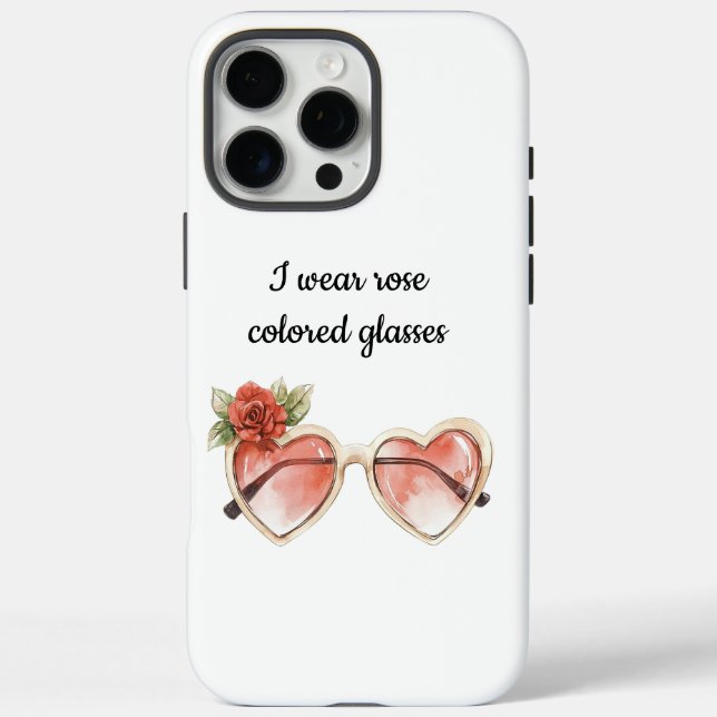 Coques Case-Mate iPhone Lunettes de soleil de couleur rose (Verso)