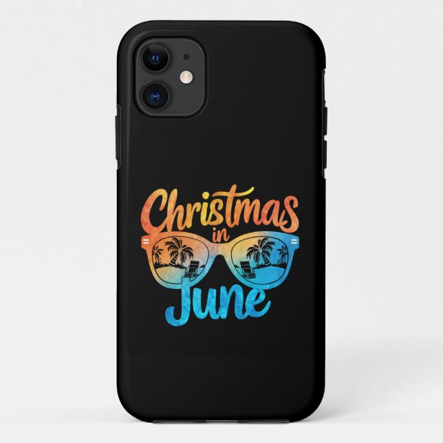 Coques Case-Mate iPhone Lunettes de soleil Noël en juin Vacances d'été drô (Dos)