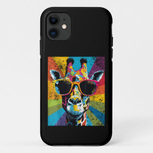 Case-Mate iPhone Case Lunettes de soleil vintage girafe drôle animal afr