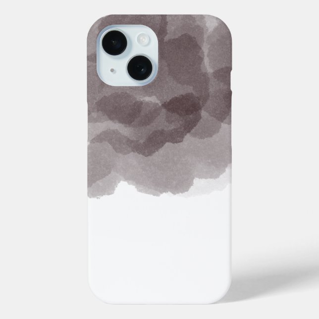 Coques Case-Mate iPhone Luxe Brown Magic Rose Aquarelle Art Abstrait (Verso)