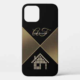 Case-Mate iPhone Case Luxe Diamond Home   Incitants dorés