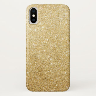 Case-Mate iPhone Case Luxe élégant de parties scintillantes d'or de Faux