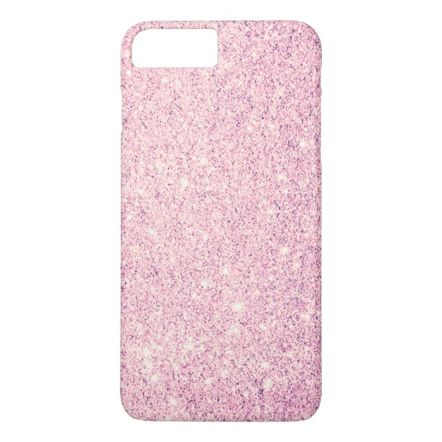 Coques Case-Mate iPhone Luxe rose élégant de parties scintillantes (Dos)