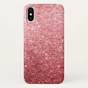 Coques Pour iPhone Luxe rouge élégant de parties scintillantes