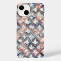Luxueux cristal 3D diamant et or rose scintillant
