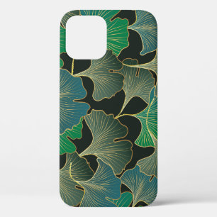 Case-Mate iPhone Case Luxueux or Ginkgo, art vintage.
