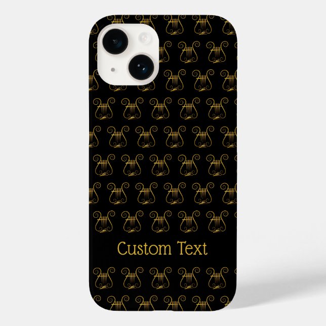 Coques Case-Mate iPhone Lyre d'Or (Verso)