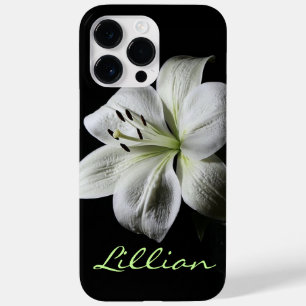 Coque Pour Pour iPhone 14 Pro Max Lys blancs purs