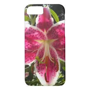 Case-Mate iPhone Case Lys roses fleurs tropicales roses rose